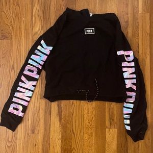Cropped Pink hoodie